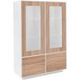 Voir la diapositive 1 : Vitrine moderne 4 portes 100 cm LUCERA