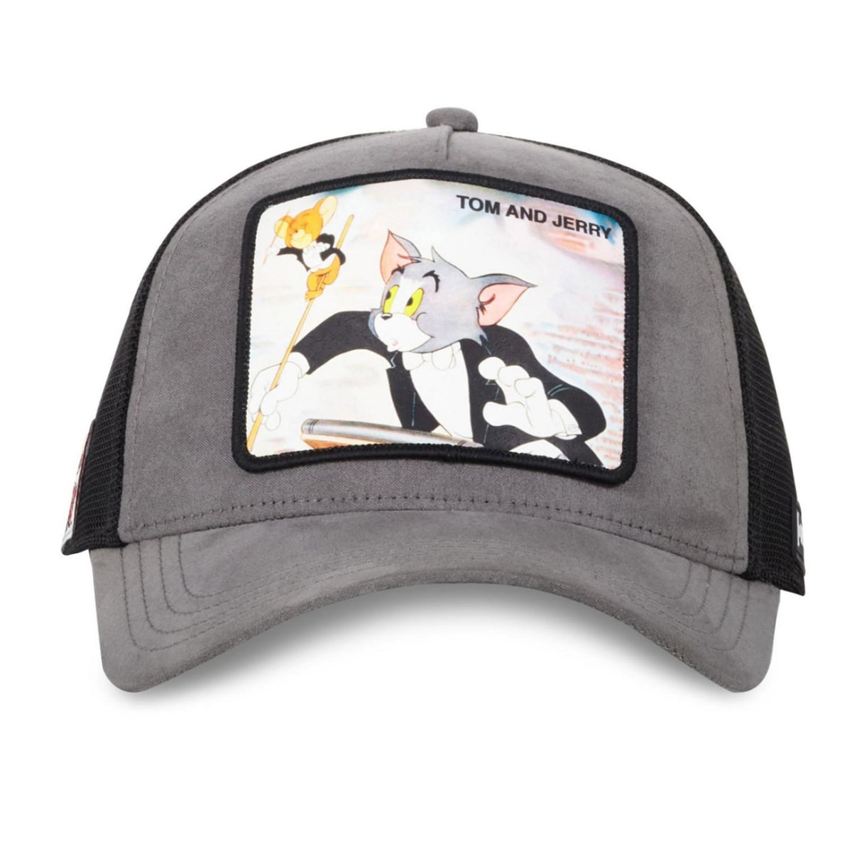 CAPSLAB Casquette trucker avec filet finitions premium Tom et Jerry
