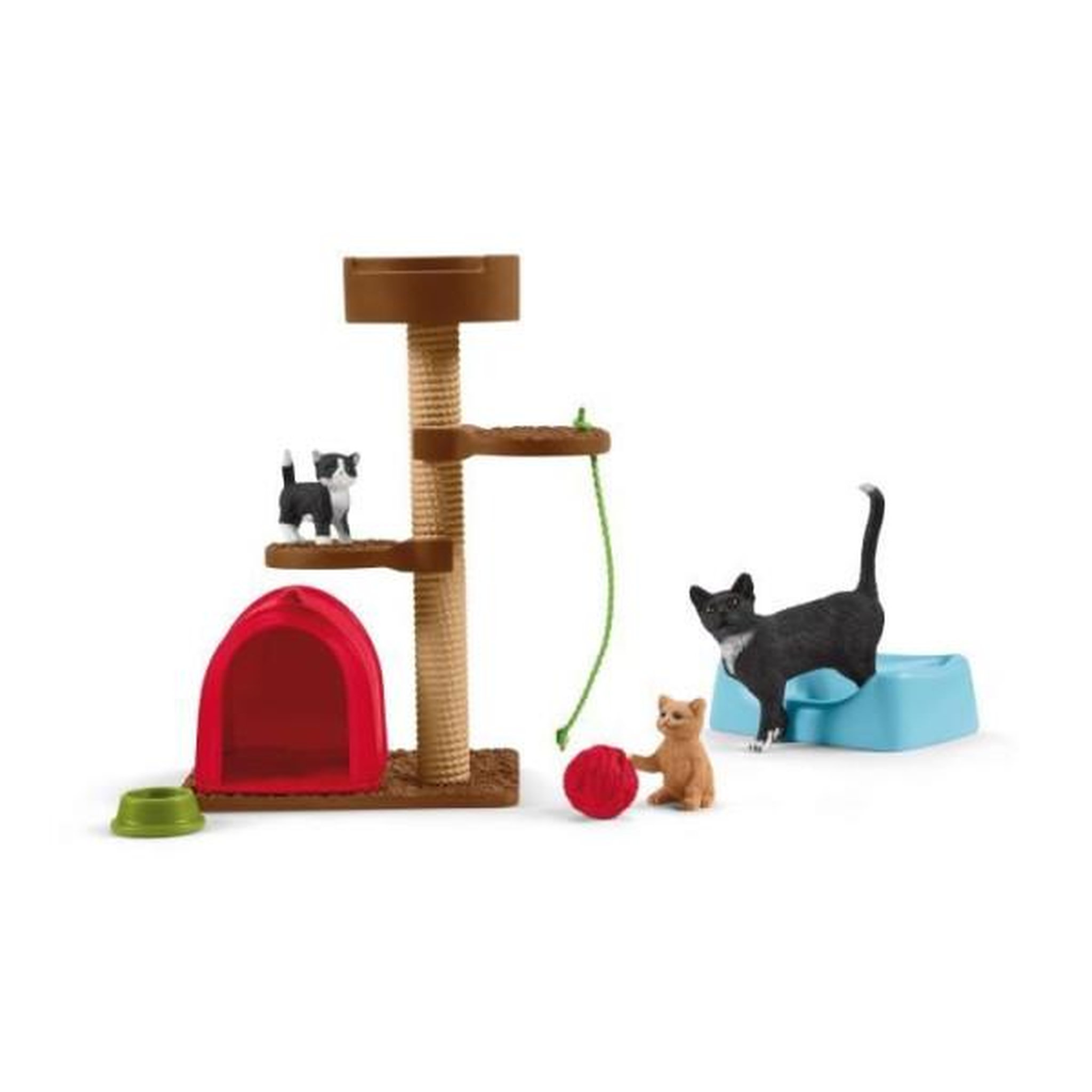 Voir la diapositive 2 : Schleich Coffret aire de jeu pour chats adorables, figurines d'animaux avec chats, pour enfants des 3 ans, schleich 42501 farm world