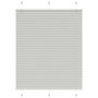 Voir la diapositive 1 : VIDAXL Store plisse gris clair 105x100cm largeur du tissu 104,4cm