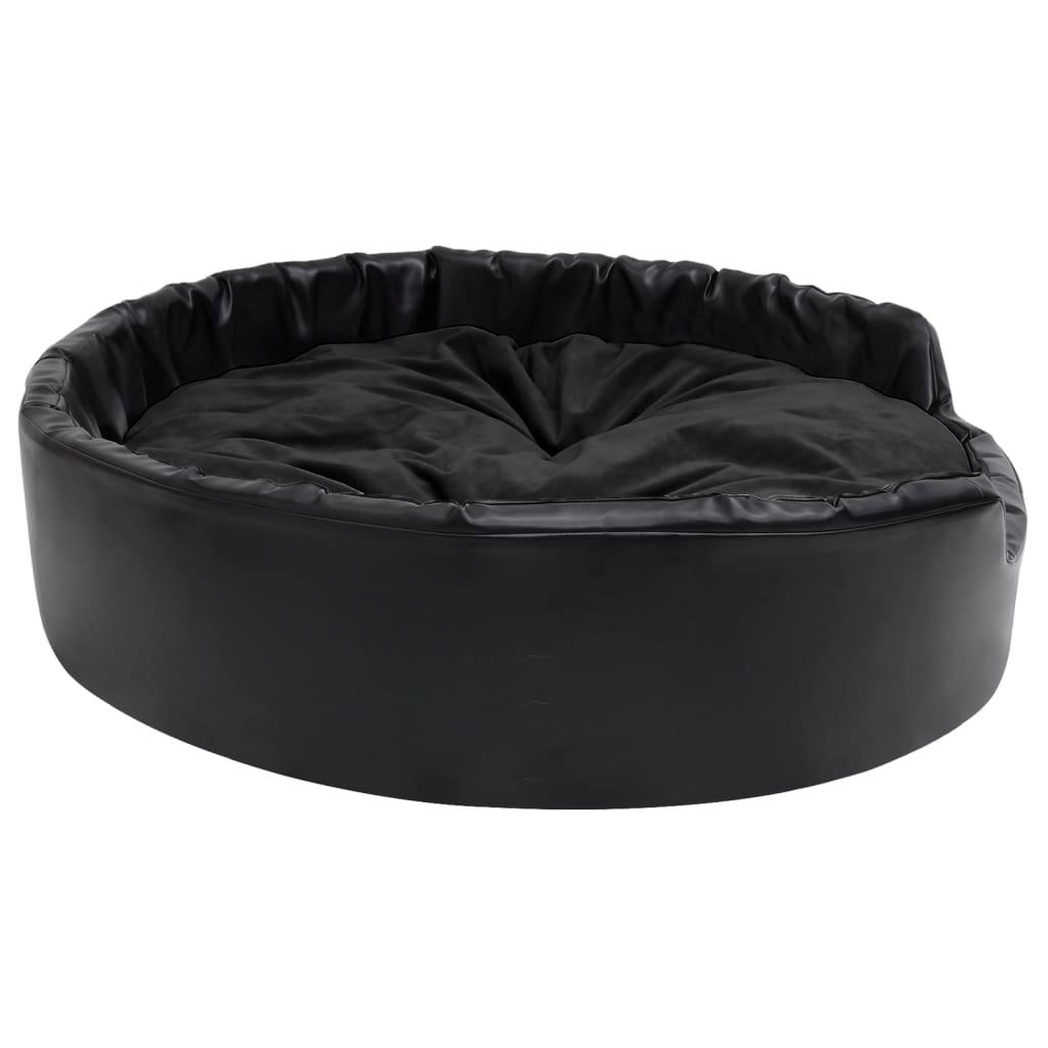 Voir la diapositive 3 : VIDAXL Lit pour chiens Noir 99x89x21 cm Peluche et similicuir