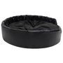 Voir la diapositive 3 : VIDAXL Lit pour chiens Noir 99x89x21 cm Peluche et similicuir