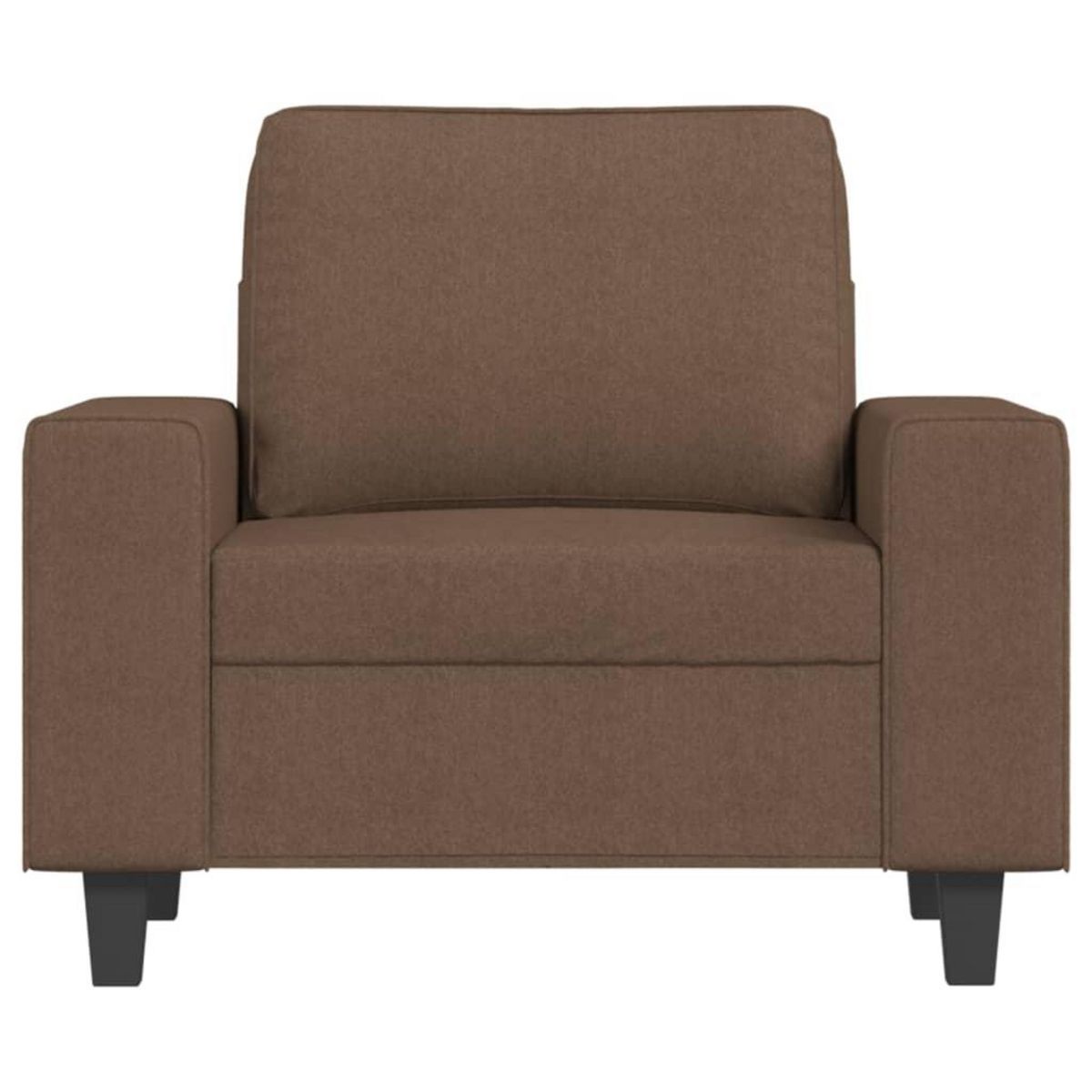 VIDAXL Fauteuil Marron 60 cm Tissu