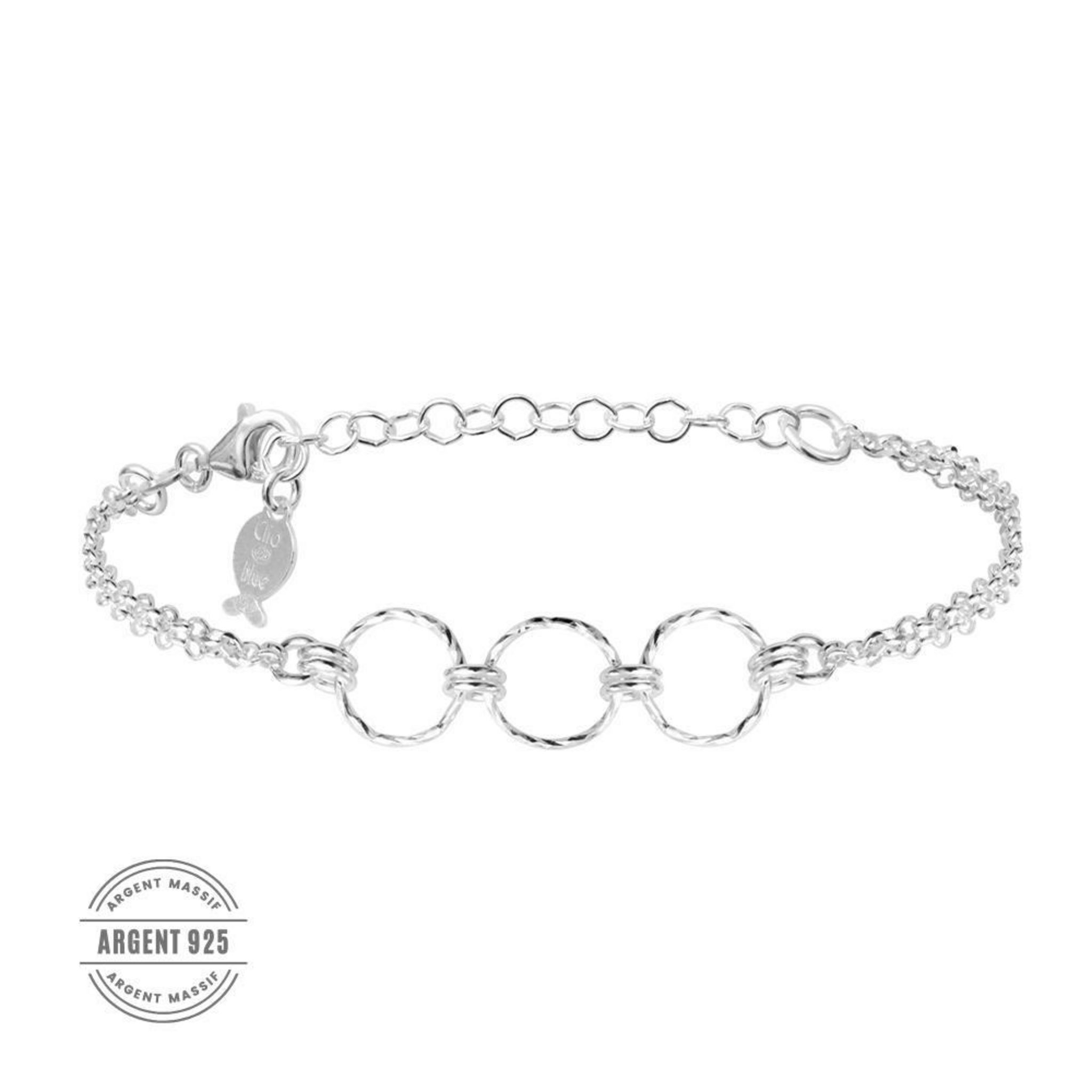 Bracelet Clio Blue Modèle "Peace" CB15 - En Argent 925 - Neuf Avec étiquettes