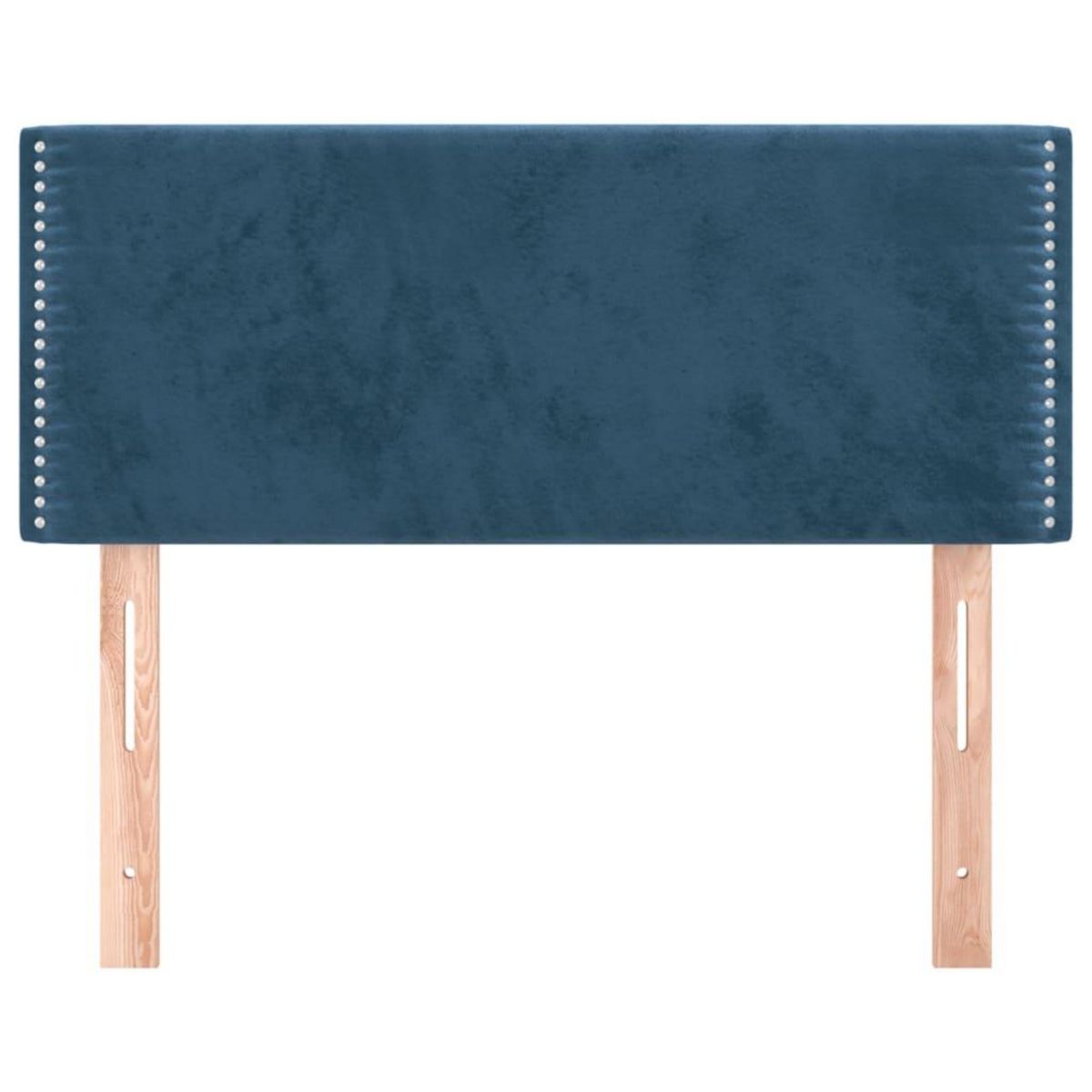 VIDAXL Tete de lit Bleu fonce 80x5x78/88 cm Velours