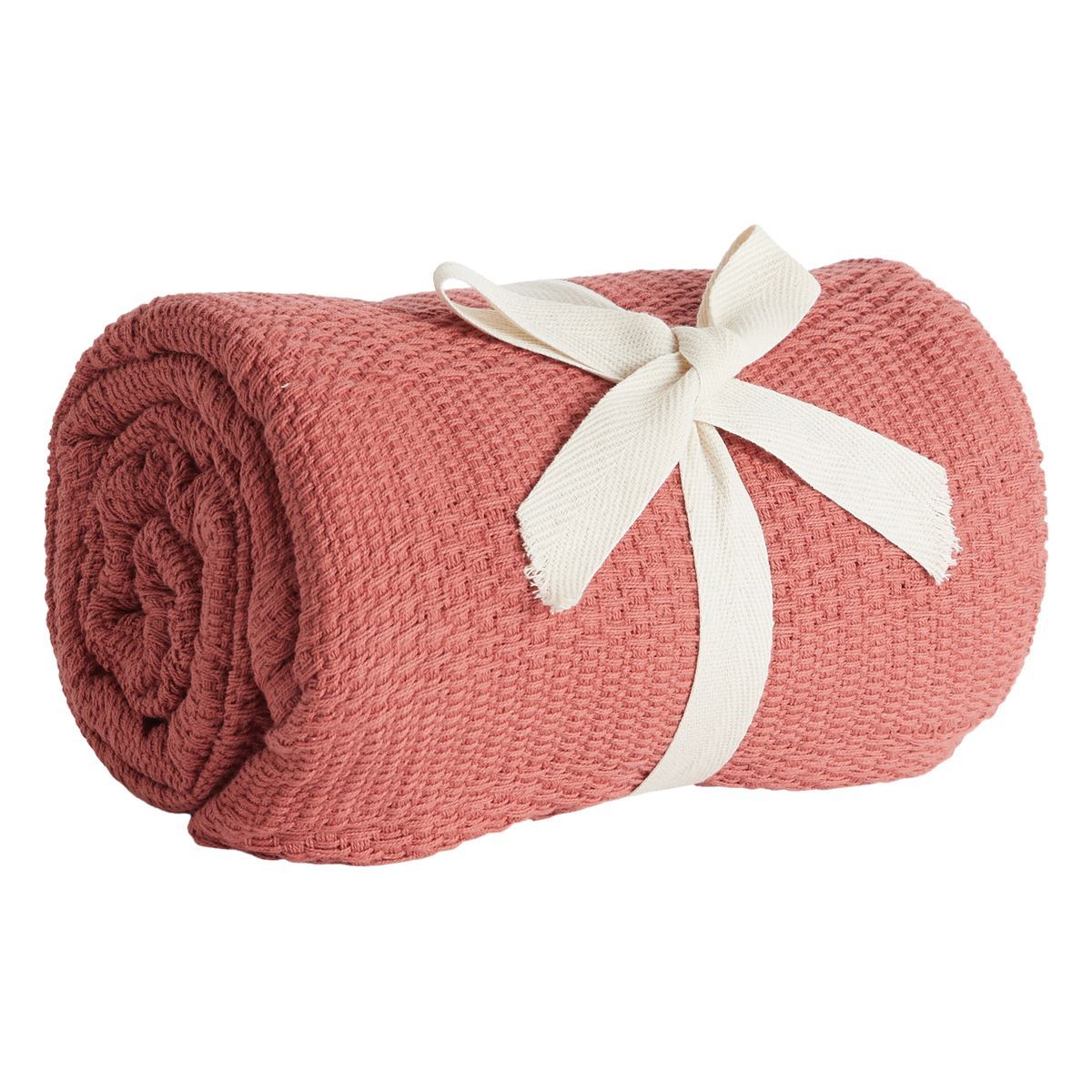 ACTUEL Plaid uni en coton SUMMER 