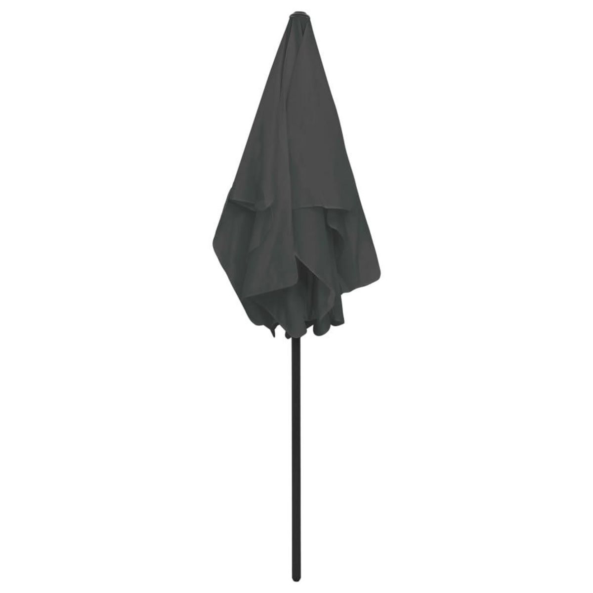 VIDAXL Parasol de plage anthracite 180x120 cm