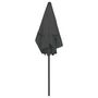 Voir la diapositive 5 : VIDAXL Parasol de plage anthracite 180x120 cm