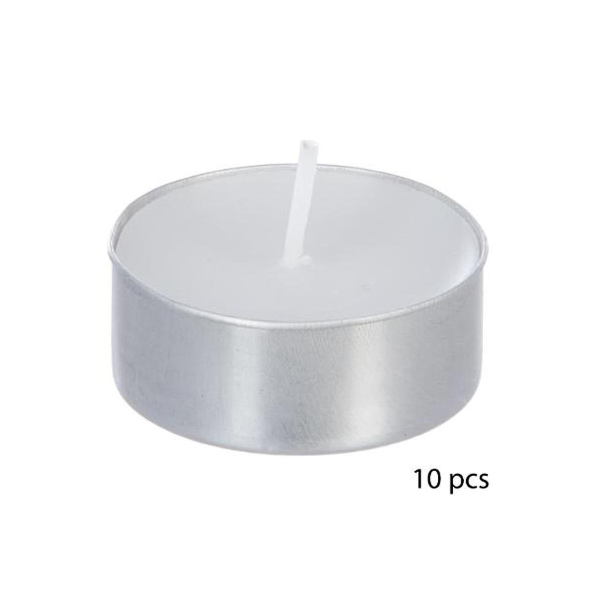 Voir la diapositive 2 : COMPTOIR DE LA BOUGIE Lot de 10 bougies chauffe-plat parfumées 3,7cm jasmin
