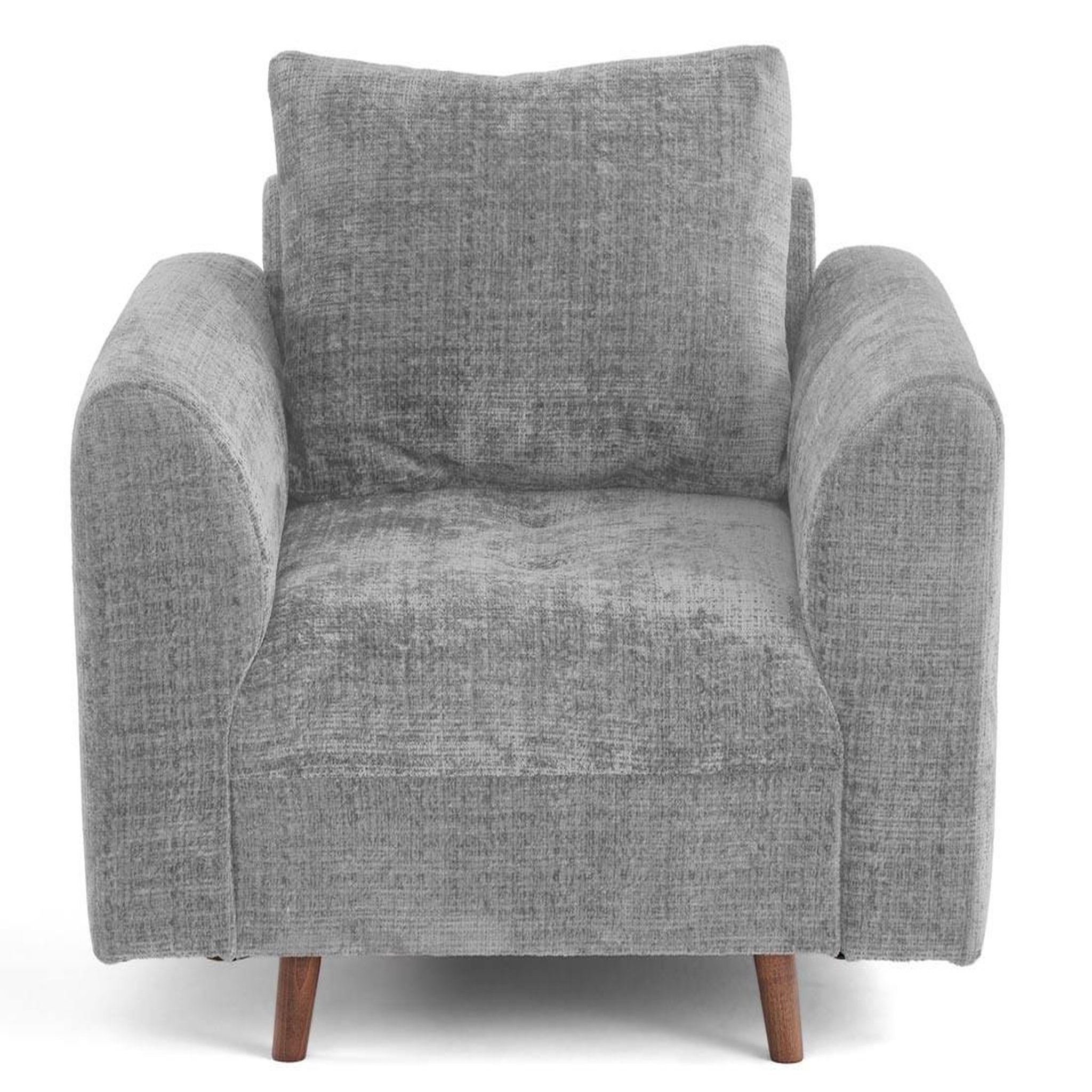 Voir la diapositive 1 : LISA DESIGN Rune - fauteuil en velours texturé