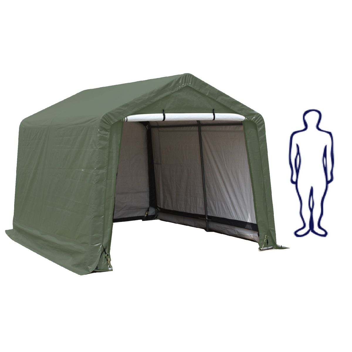 Habrita Abri de jardin toile - 9,3m²