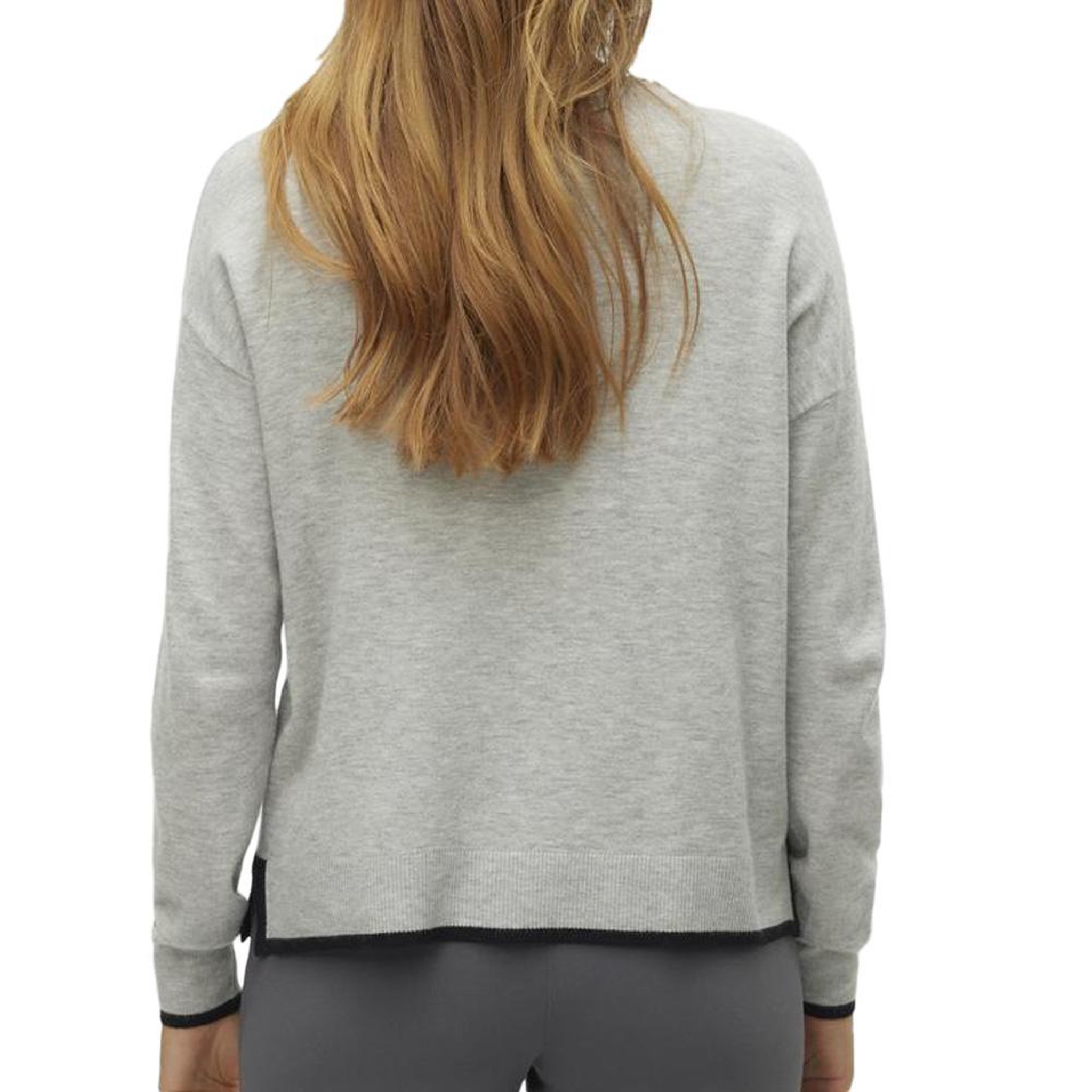 Voir la diapositive 2 : Vero Moda Pull Gris Femme Vero Moda Breezess