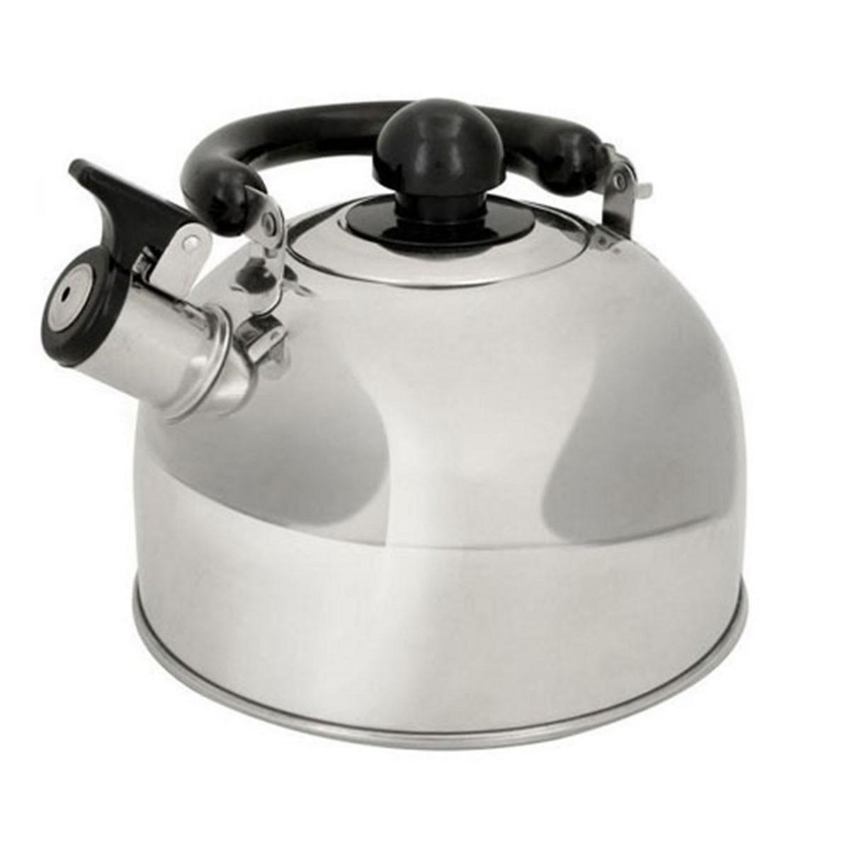 Alpina Bouilloire sifflante Cuve Inox 1.8L Tous feux Théière avec Sifflet Vintage ALPINA