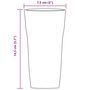 Voir la diapositive 6 : VIDAXL Verres à bière 6 pcs 310 ml