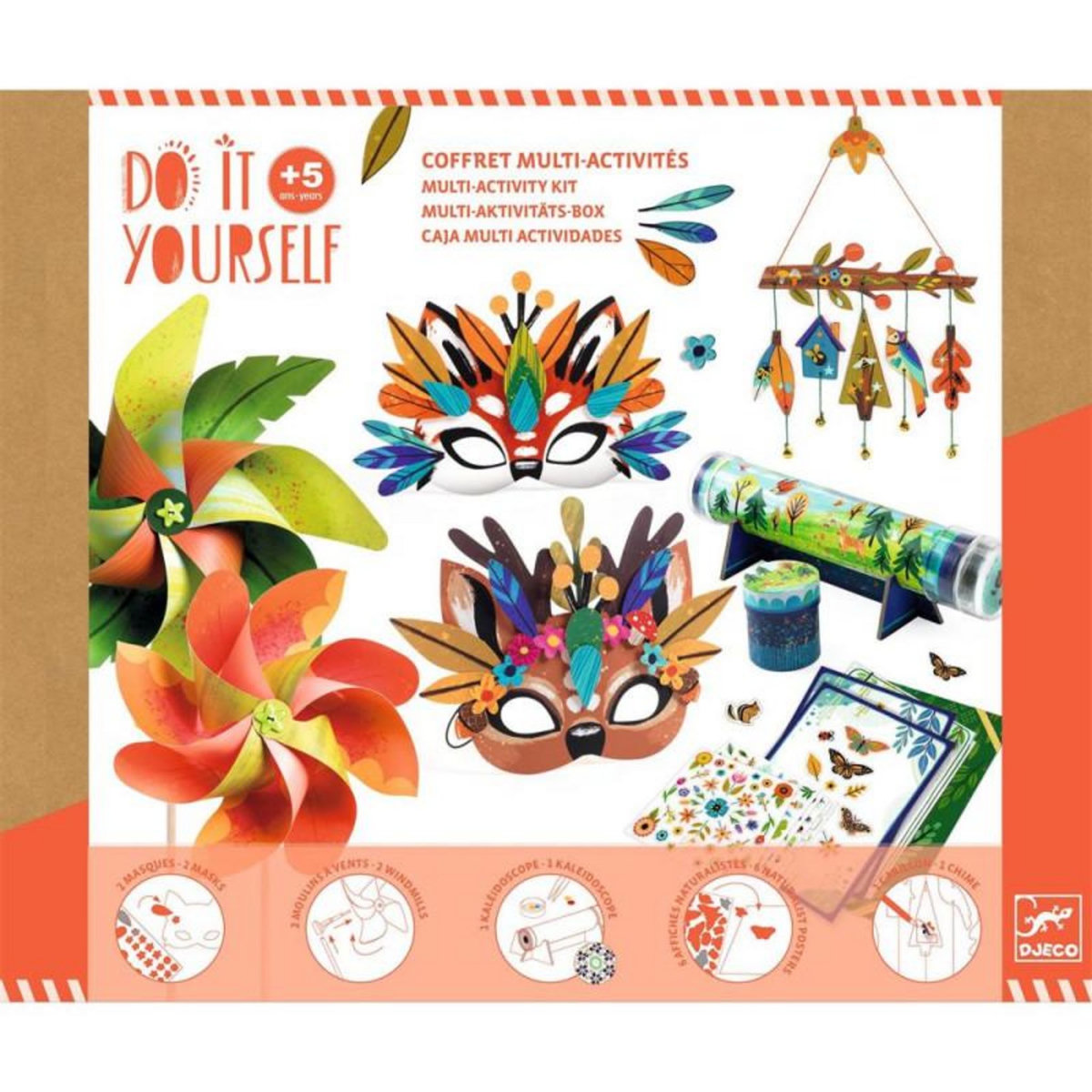 Djeco Jeu créatif Djeco Coffret multi activités Nature