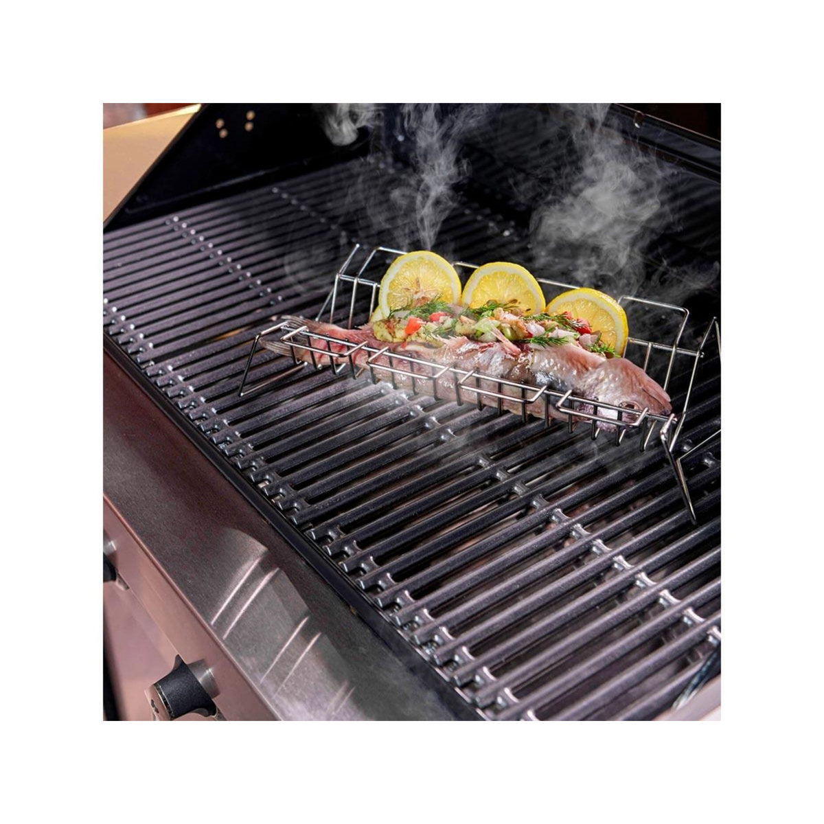 CHAR-BROIL Grille multi-étagère en inox Grill+® - Char-Broil