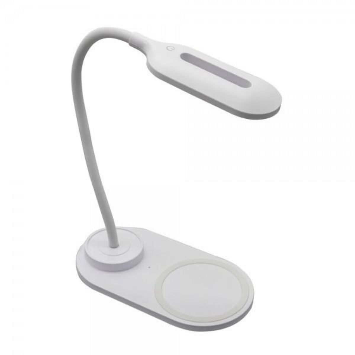 Denver Electronics Lampe LED avec chargeur sans fil pour Smartphones Denver Electronics LQI-55 Blanc 5 W