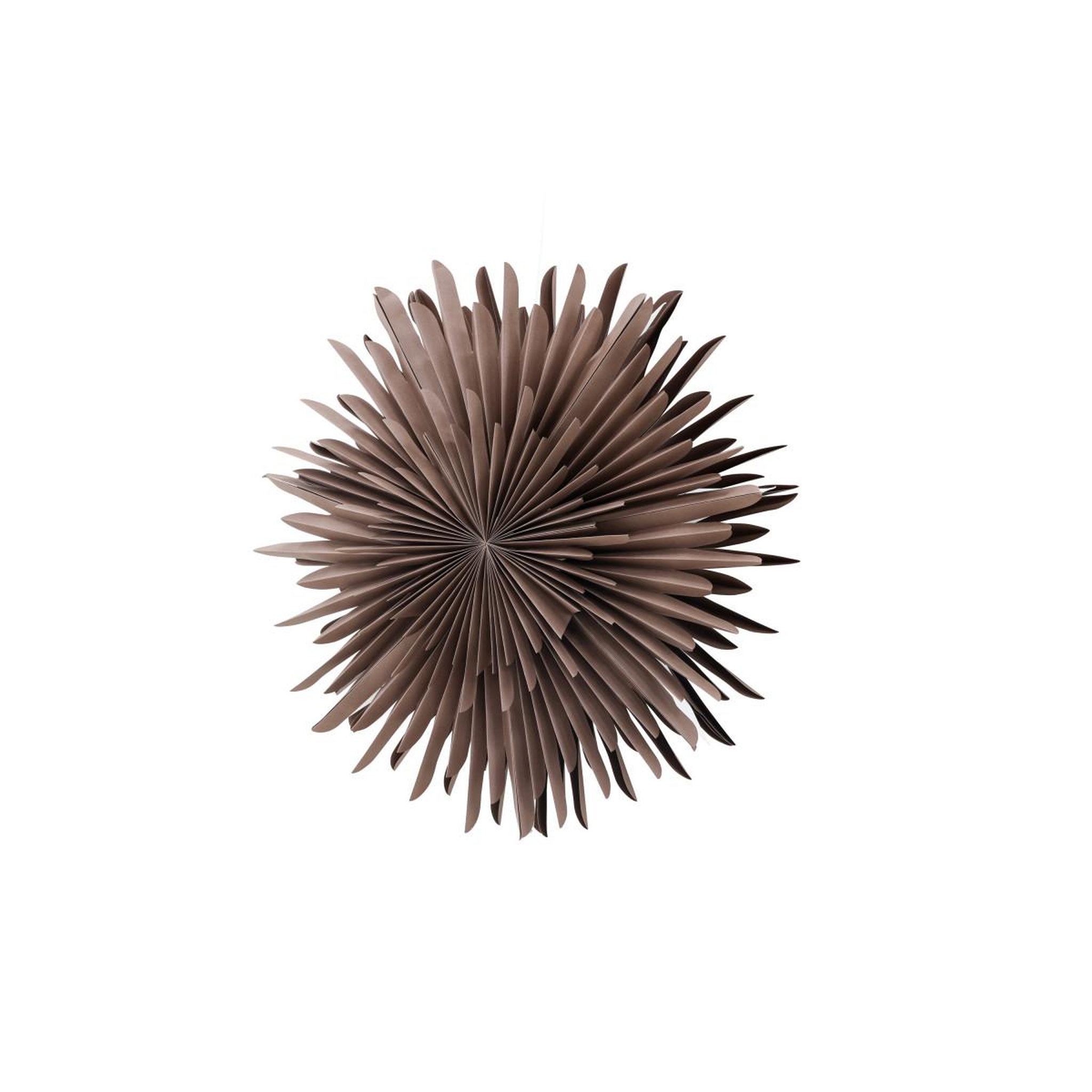 Voir la diapositive 3 : Paris Prix Lampe suspension design  selen  80cm marron