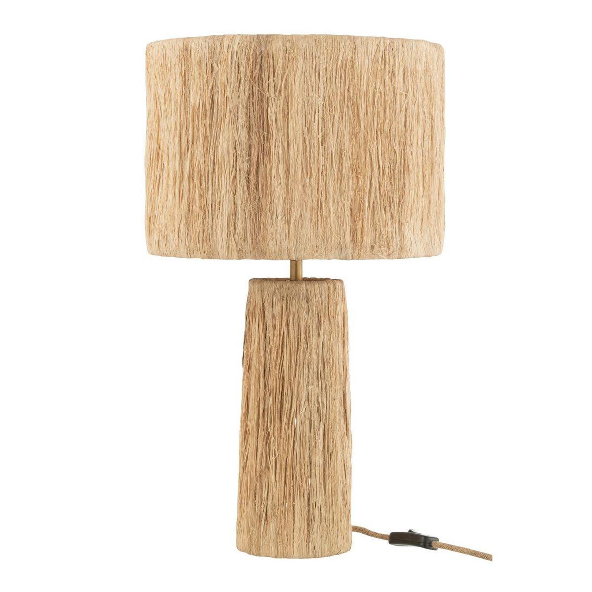 Voir la diapositive 1 : J-LINE Lampe à poser déco  bananier  57cm naturel