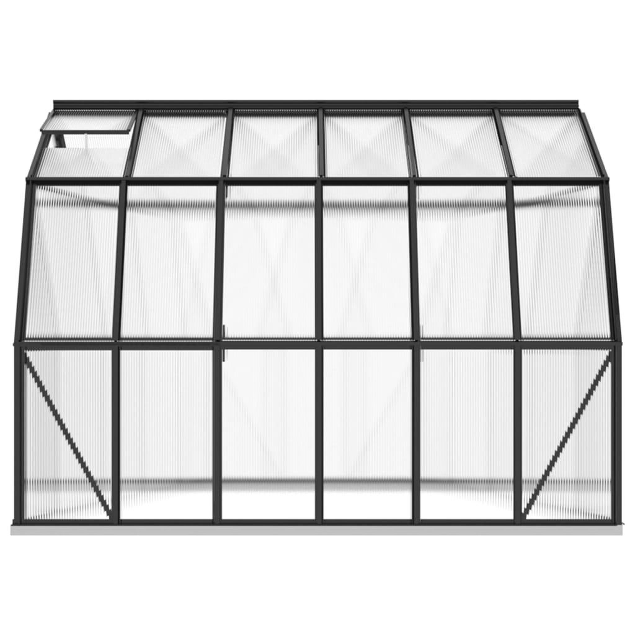 Voir la diapositive 5 : VIDAXL Serre avec cadre de base anthracite 9,53 m^2 Aluminium