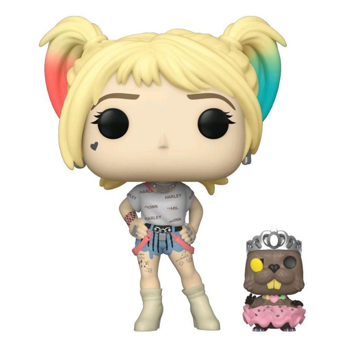 Figurine Pop Harley Quinn et Beaver Birds of Prey