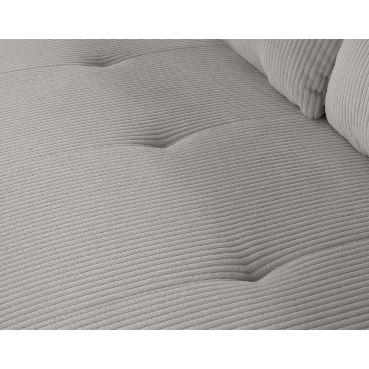 LISA DESIGN Onyx - canapé droit 3 places - en velours côtelé