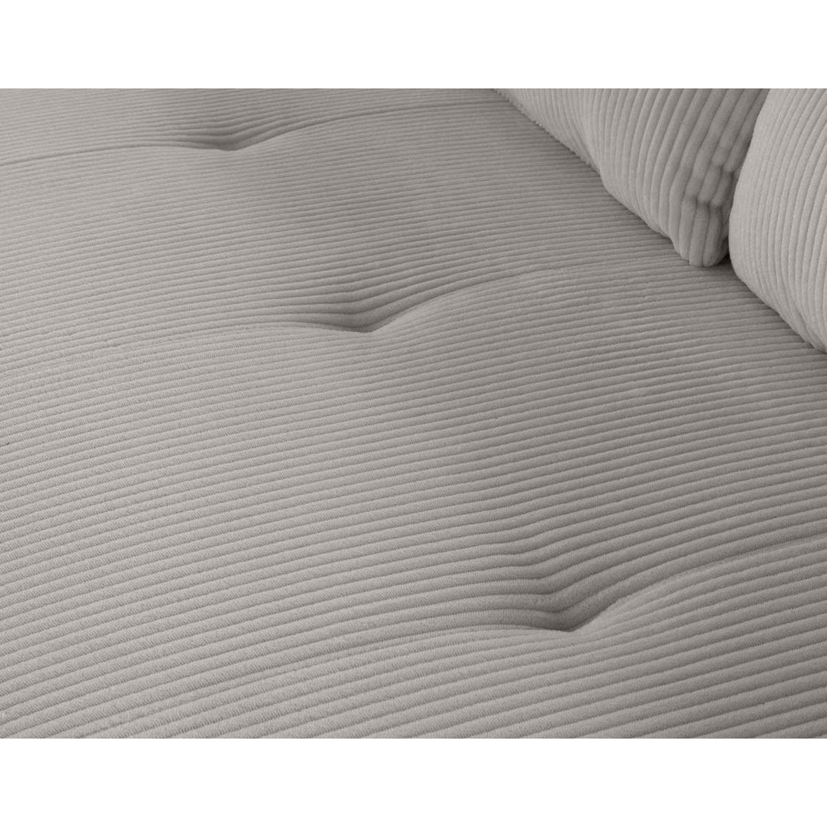 LISA DESIGN Onyx - canapé droit 3 places - en velours côtelé