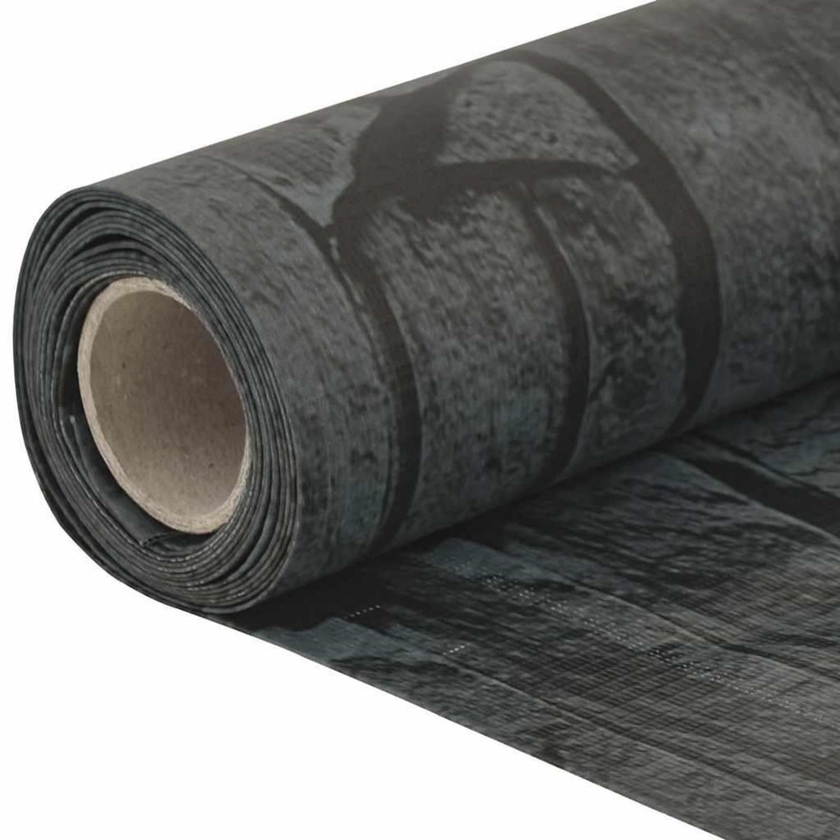 VIDAXL Ecran d'intimite de balcon aspect pierre de rebord gris PVC