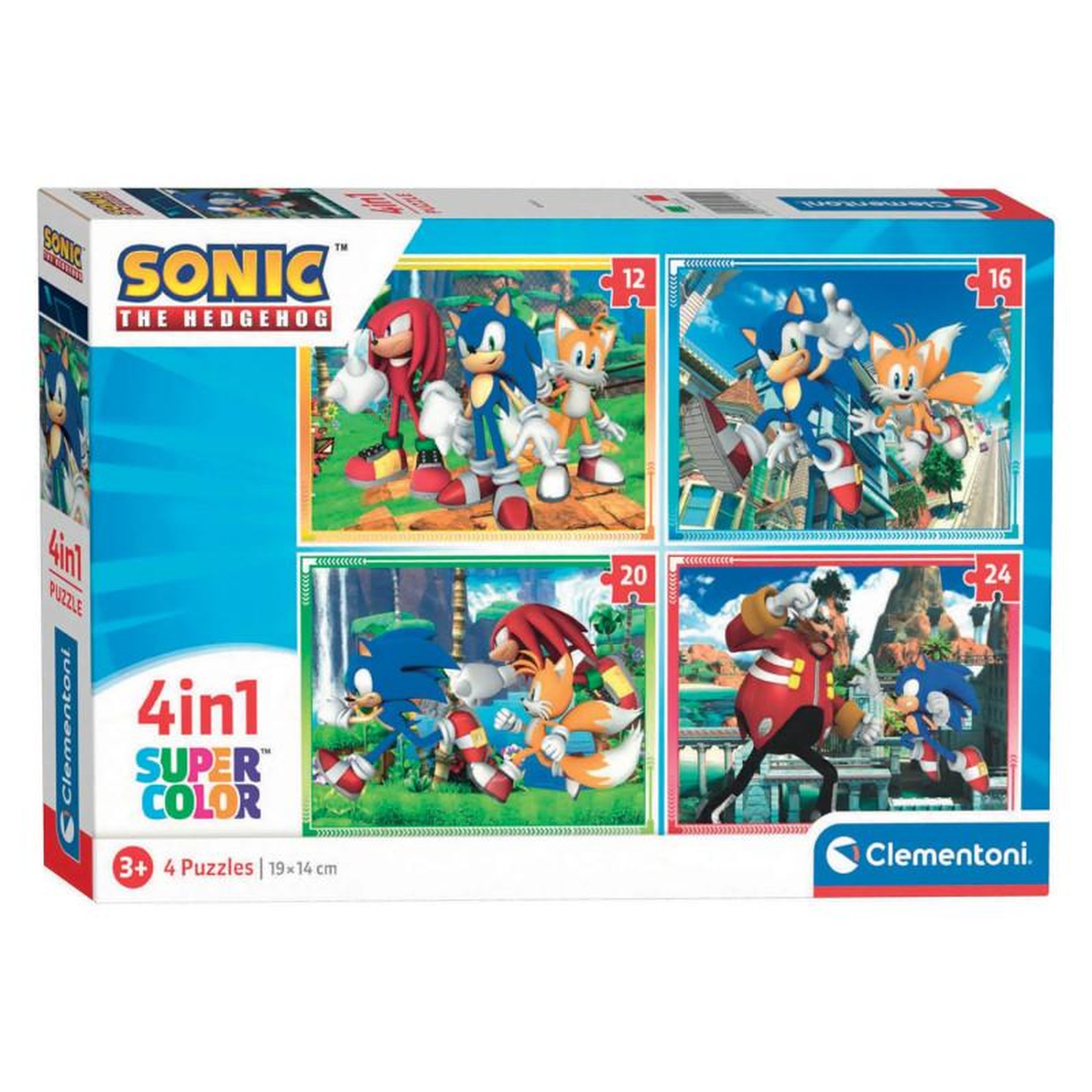 CLEMENTONI Clementoni Puzzles Sonic, 4in1 21522