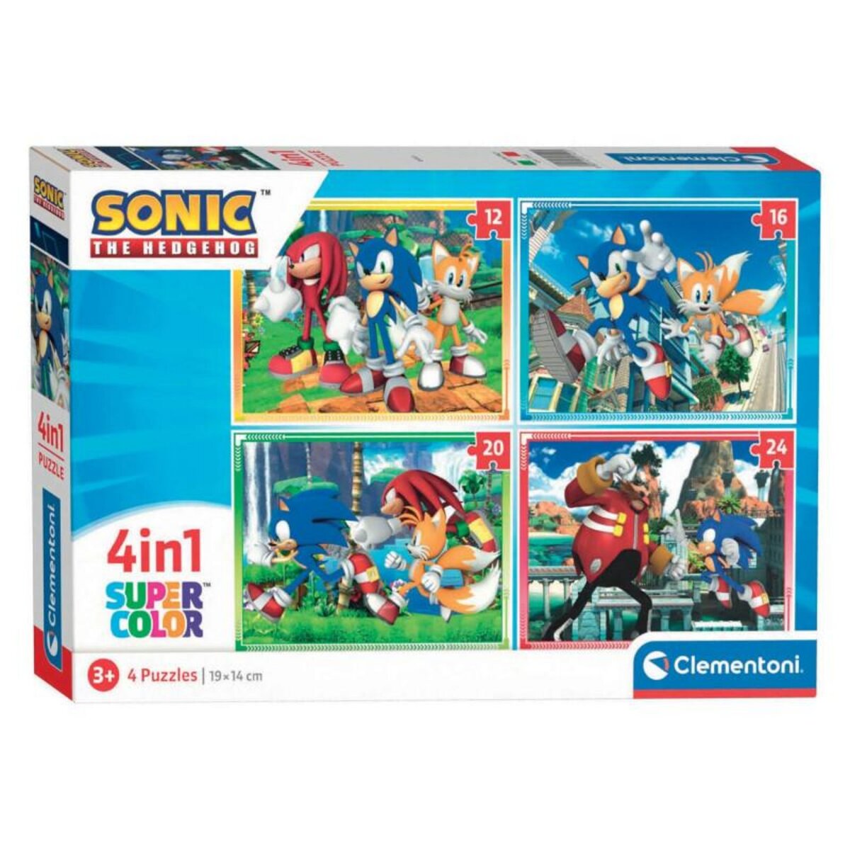 CLEMENTONI Clementoni Puzzles Sonic, 4in1 21522