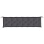Voir la diapositive 5 : VIDAXL Coussins de banc de jardin lot de 2 anthracite tissu Oxford
