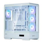 Zalman Boîtier PC - ZALMAN - P50 DS - Moyen tour - ATX - Blanc - 4 ventilateurs A-RGB - USB-C