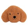 Voir la diapositive 1 : Atmosphera Kids Coussin Bouclette Tête de Chien  Scott  36cm Marron