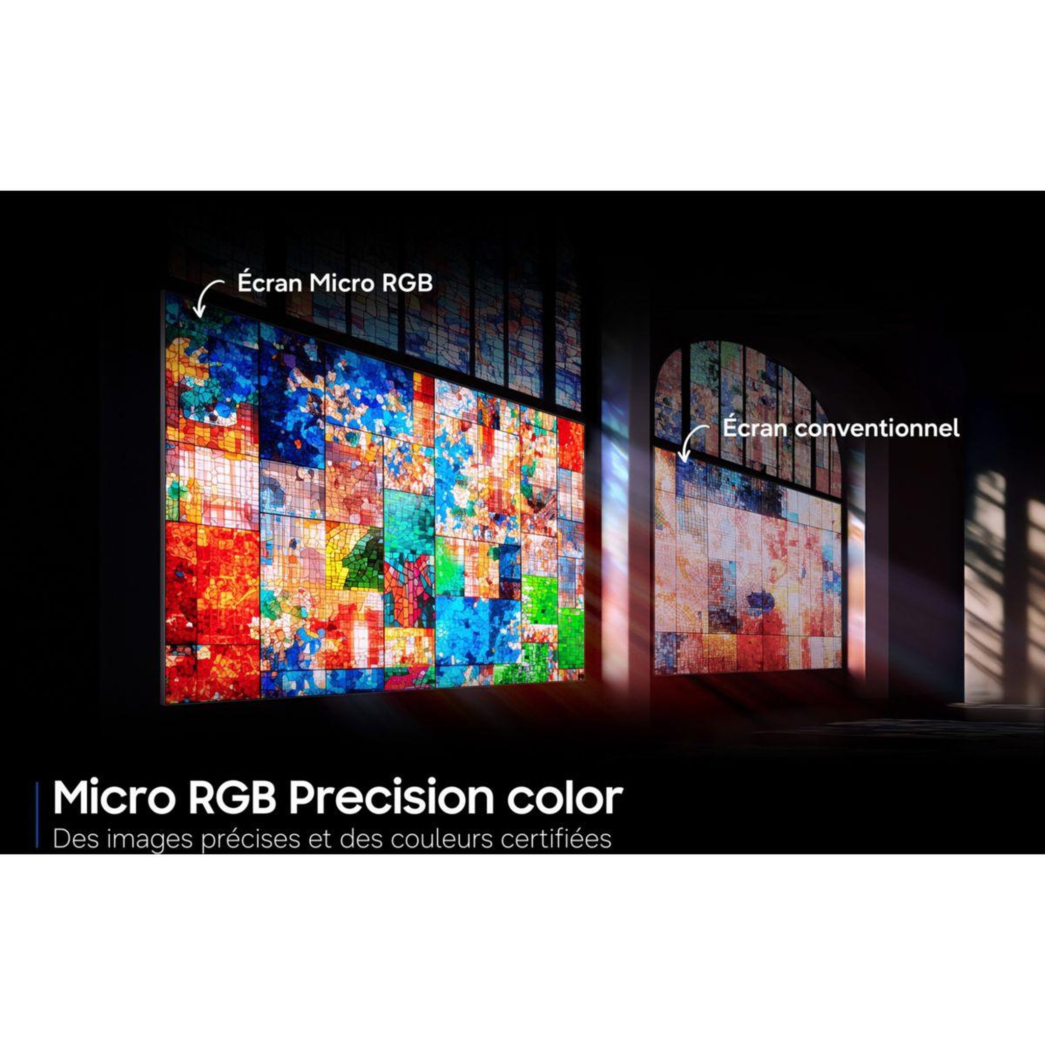 Voir la diapositive 5 : Samsung Tv rgb tmr85r95h (2026) 85  (214 cm) 4k - smart tv ia, anti-reflet, micro rgb (couleurs ultra-détaillées)
