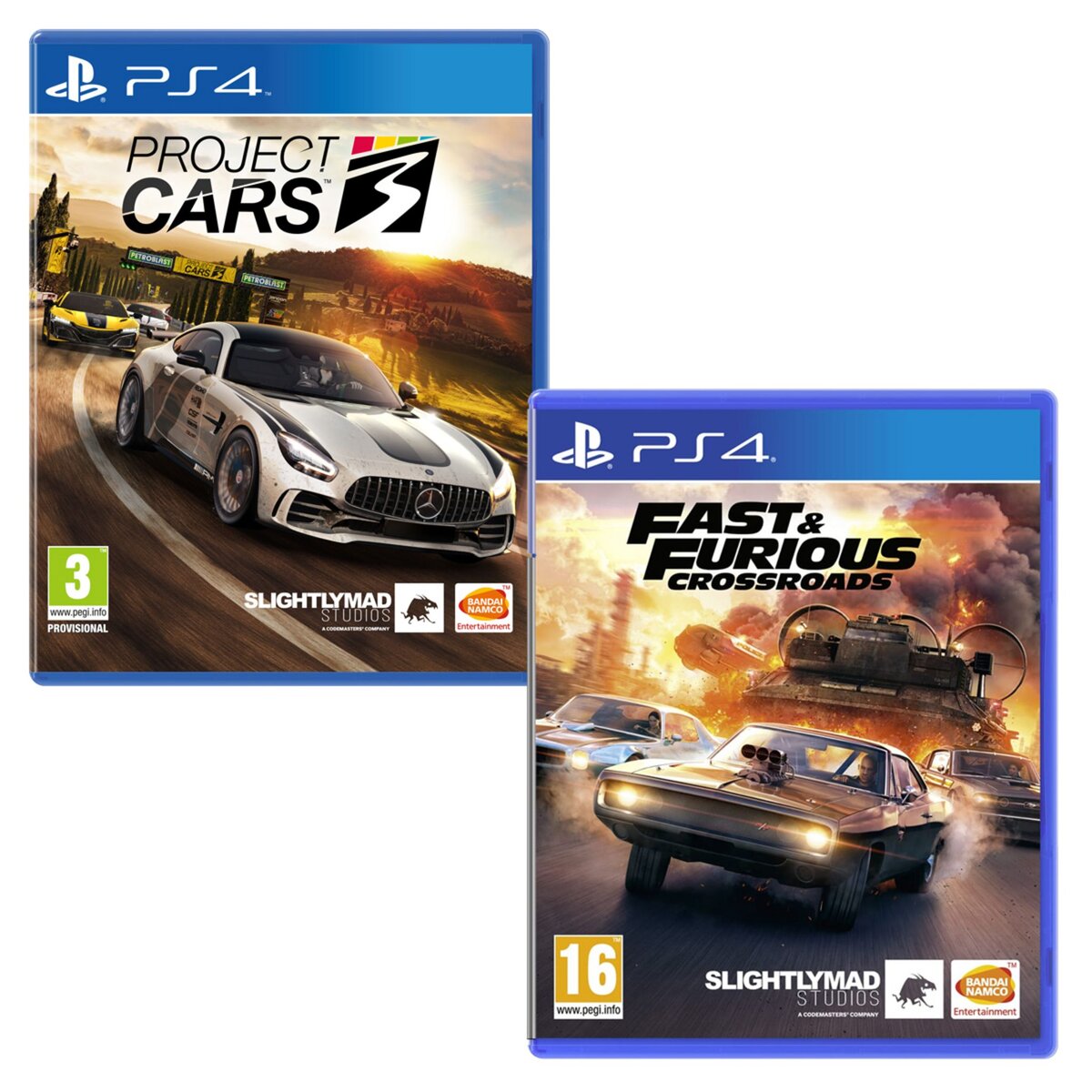 Namco Project Cars 3 PS4 + Fast & Furious Crossroads PS4