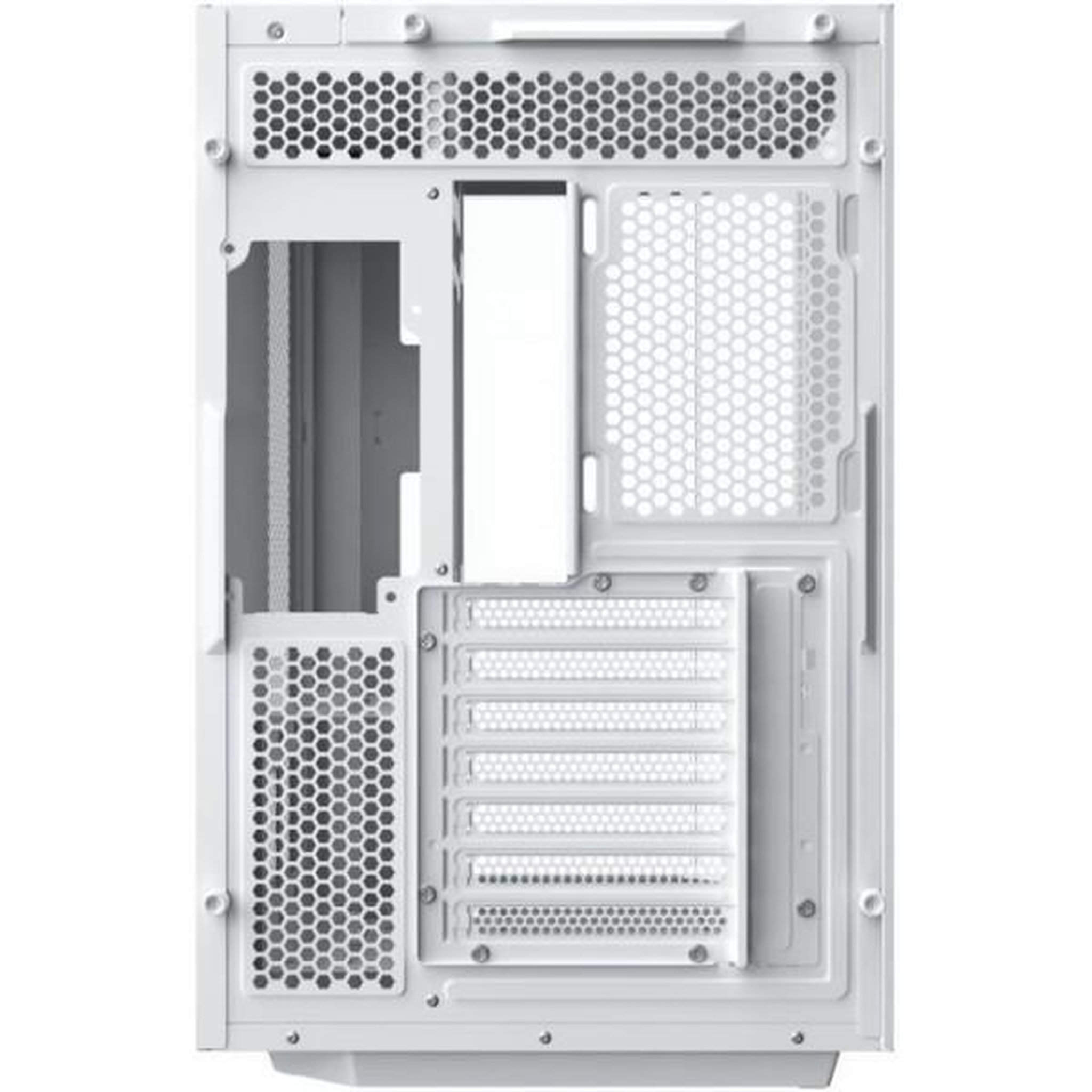 Voir la diapositive 5 : Xigmatek Boitier sans alimentation - XIGMATEK CUBI II Arctic - Cube - Format E-ATX - Blanc