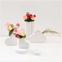 Voir la diapositive 3 : RICO DESIGN Vase en céramique soleil blanc 20 cm