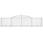 Voir la diapositive 3 : VIDAXL Panier de gabions arque 300x50x60/80 cm Fer galvanise