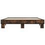 Voir la diapositive 4 : VIDAXL Cadre de lit sans matelas chene fume 150x200 cm