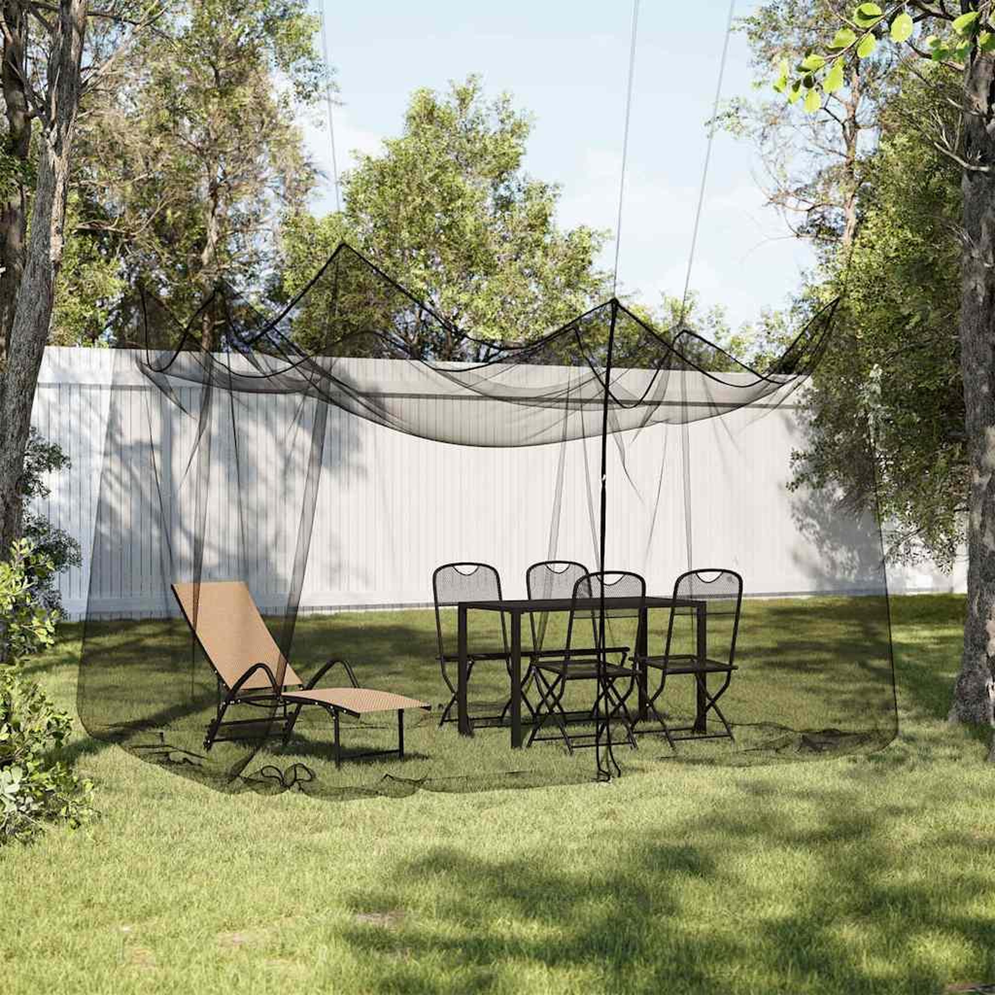 VIDAXL Moustiquaire pour interieur exterieur 156 maille 300x300x250 cm