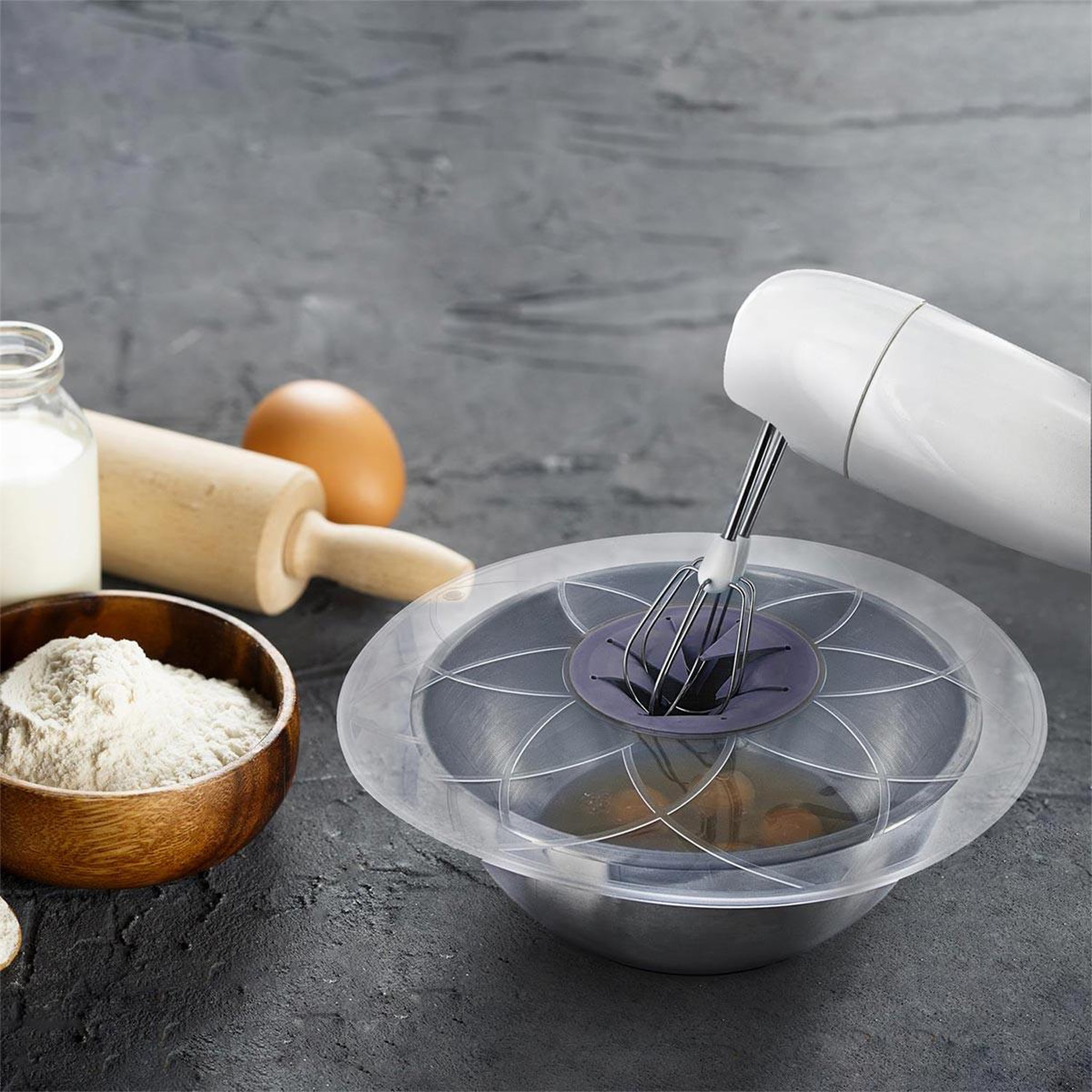 Voir la diapositive 3 : COOK CONCEPT Couvercle Anti-Projections  Delmar  30cm Gris