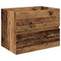 Voir la diapositive 3 : VIDAXL Meuble lavabo avec bassin et robinet integres vieux bois