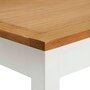 VIDAXL Table de bar 100x40x110 cm Bois de chene solide