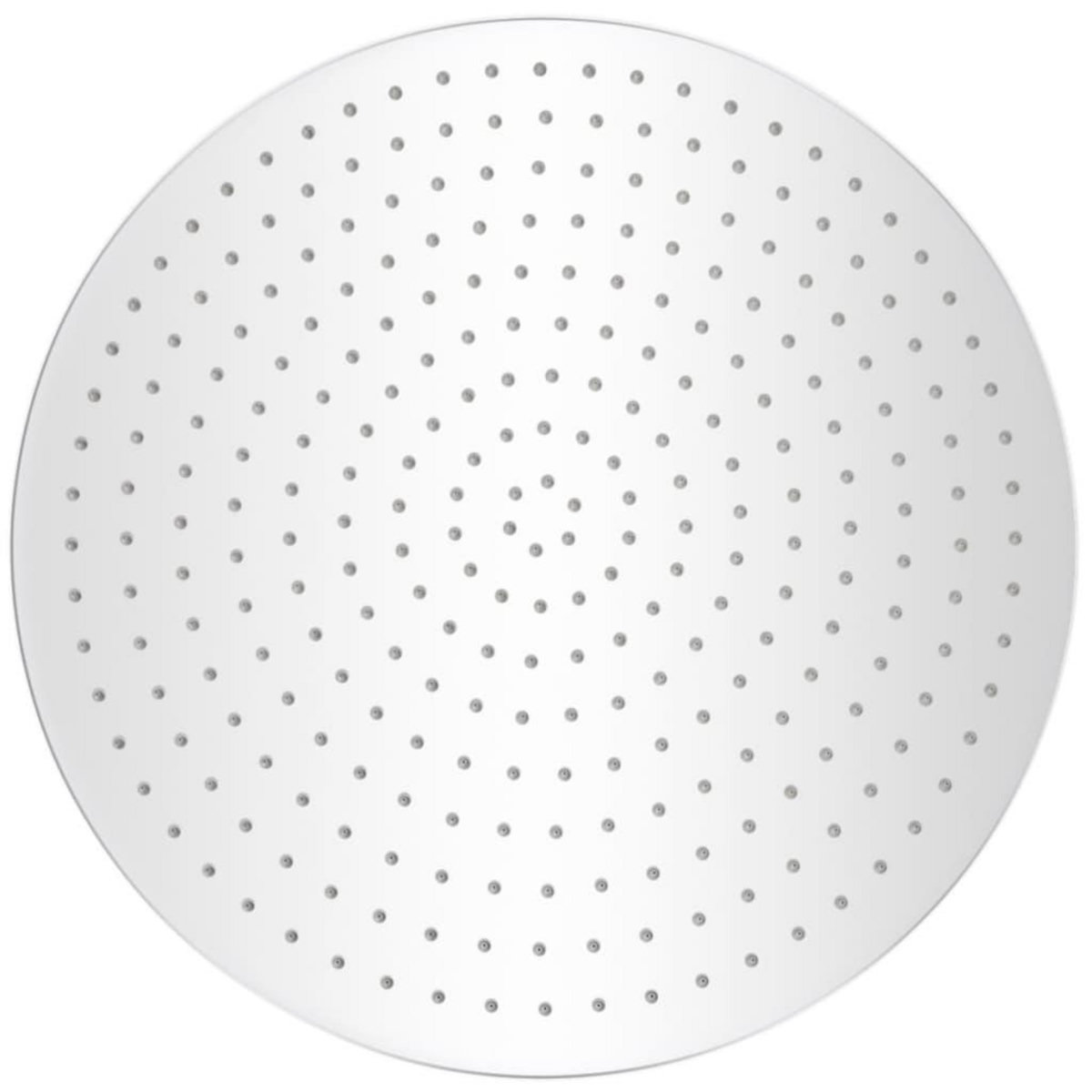 VIDAXL Tete de douche plongeante ronde en acier inoxydable 50 cm