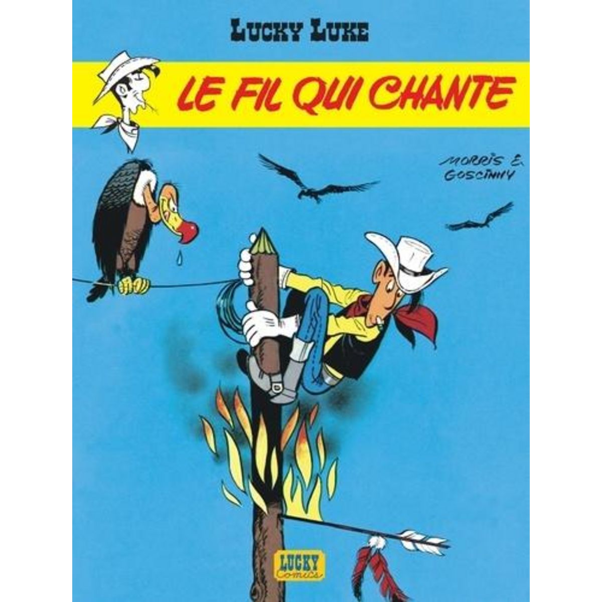 LUCKY LUKE TOME 14 : LE FIL QUI CHANTE, Morris