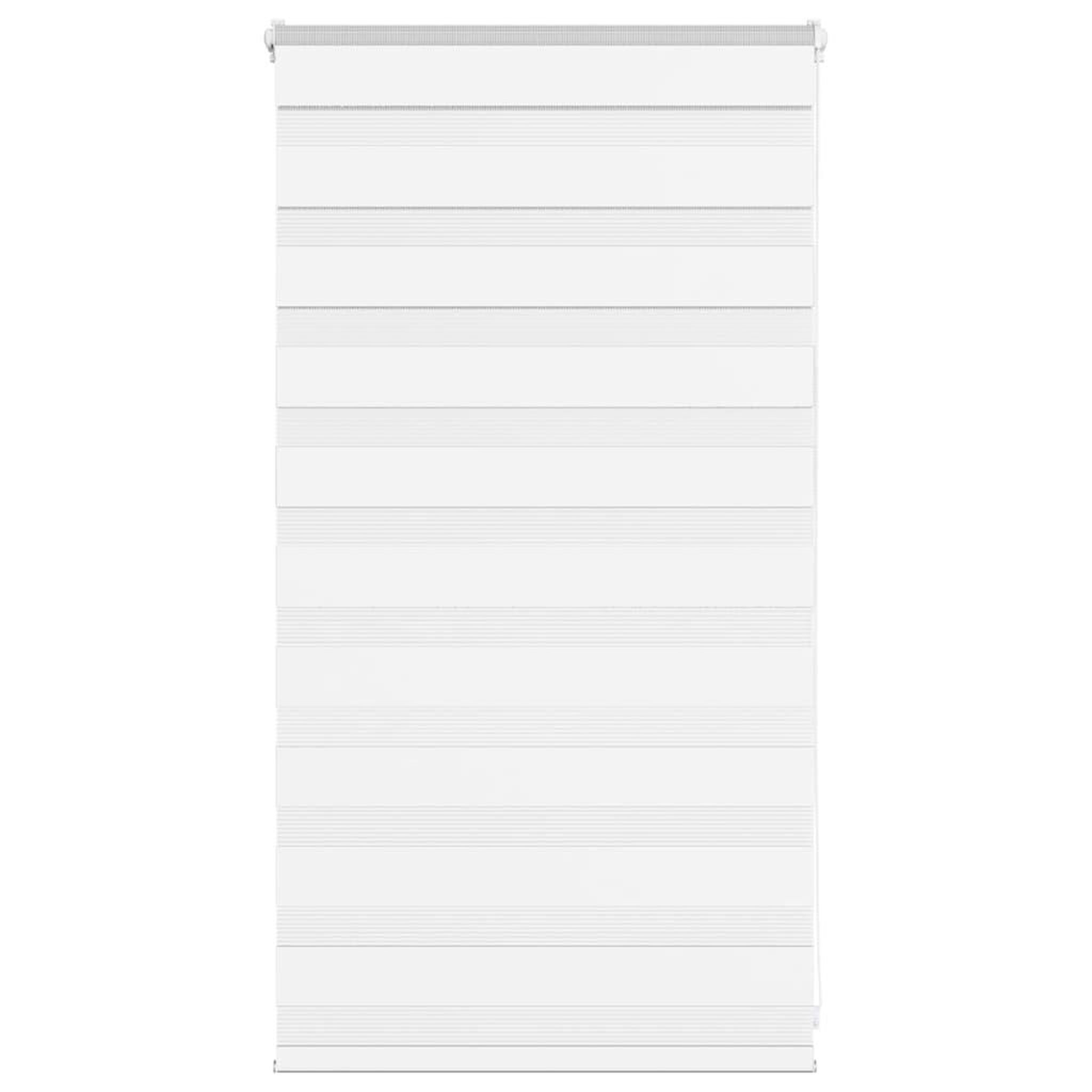 VIDAXL Store zebre blanc 75x100 cm largeur du tissu 70,9 cm polyester