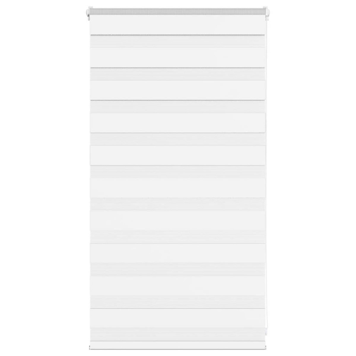 VIDAXL Store zebre blanc 75x100 cm largeur du tissu 70,9 cm polyester