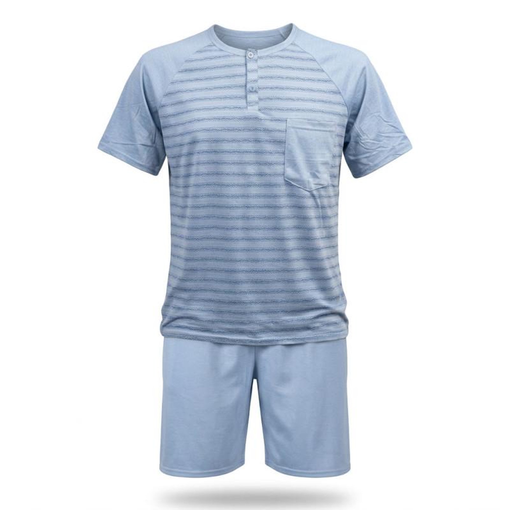 Voir la diapositive 1 : OZABI OZABI Ensemble Pyjama Pyjama Court Homme Coton