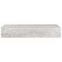Voir la diapositive 4 : VIDAXL Etagere a tiroir murale Gris beton 60x23,5x10 cm MDF