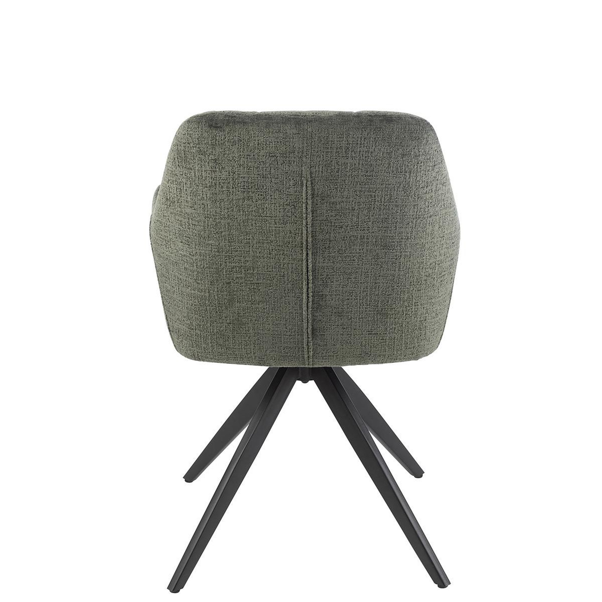 Voir la diapositive 4 : J-LINE Chaise design  louna  85cm vert